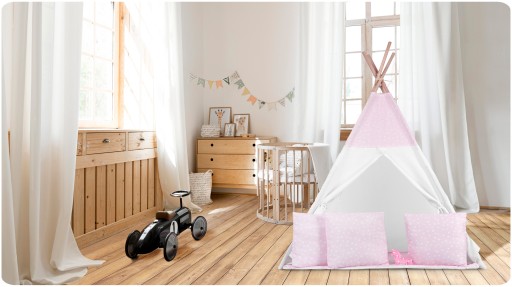 Палатка TIPI детская Гирлянда Светодиодные подушки