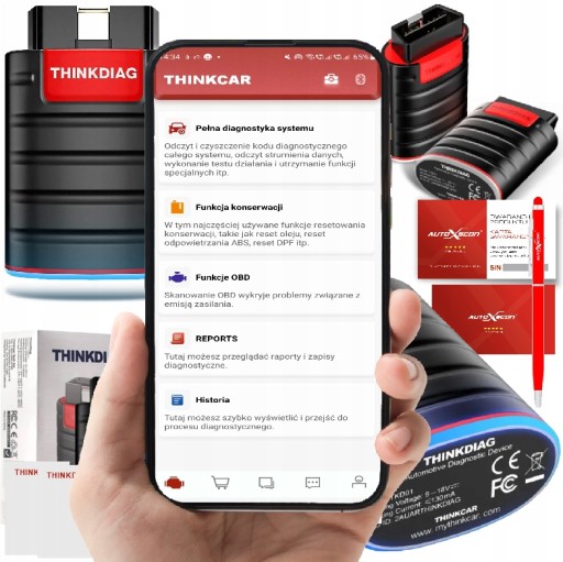 THINKDIAG OBD2 ДИАГНОСТИЧЕСКИЙ ИНТЕРФЕЙС, ПОЛИРОВКА