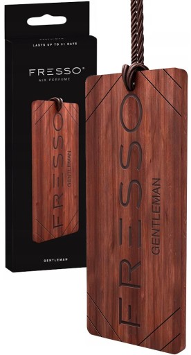 АВТОМОБИЛЬНЫЙ АРОМАТ FRESSO GENTLEMAN 50 МЛ + КУЛОН + КАРТОЧКА
