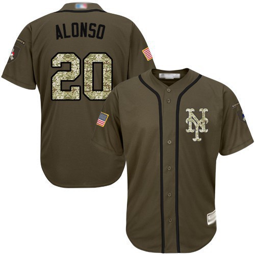 Классическая бейсбольная майка New York Mets No. 20 с Питом Алонсо, 4XL