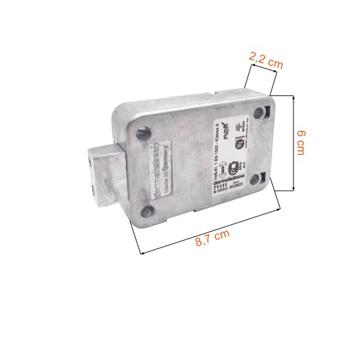 Замок Kaba Mauer 71111 сертифицирован для сейфов и шкафов.