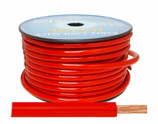KABEL PRZEWÓD ZASILAJĄCY ELASTYCZNY LgY 21,2mm2 4GA 10mm CCA OFC