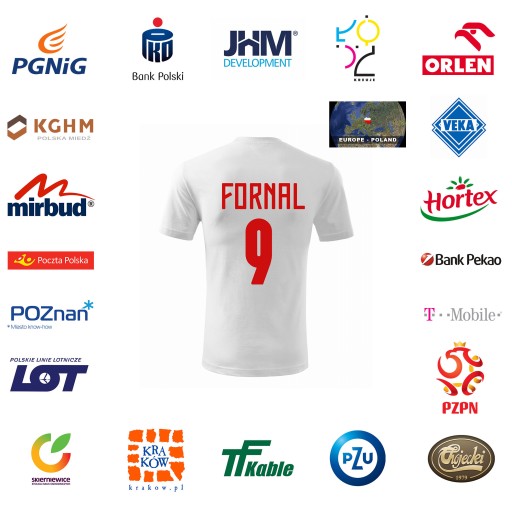 FORNAL Volleyball 164 Футболка сборной Польши