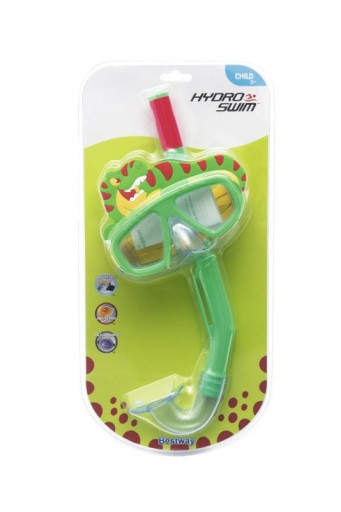 Маска для подводного плавания Animals для мальчика 3+ зеленая Bestway 2405