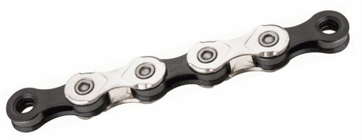 Łańcuch rowerowy KMC X11 srebrno-czarny 118 ogniw, 5,65 mm 11 rzędowy