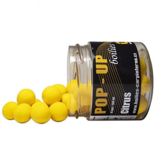 Carp Inferno — всплывающие бойлы, 16 мм, 150 мл. Вкус: ананас/слива