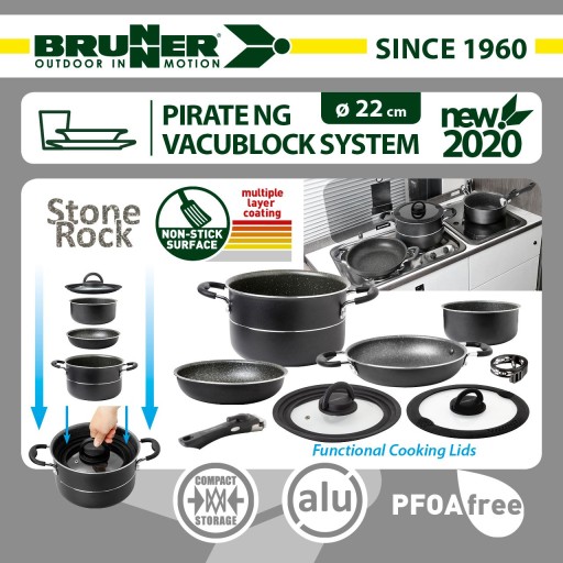 Brunner Pirate Ng 7 + 1 Ø 22 Туристические горшки