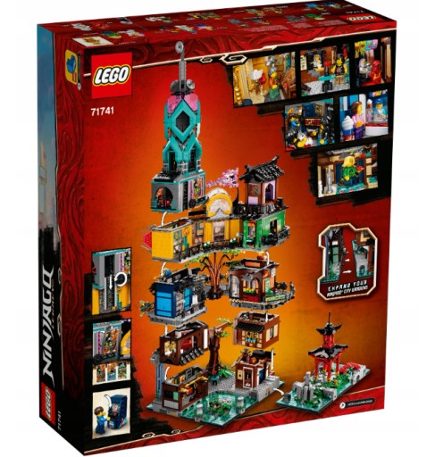 LEGO NINJAGO BLOCKS 71741 ГОРОДСКИЕ САДЫ ДЛЯ ОБЩЕНИЯ