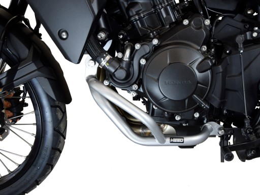 Комплект: защита картера Honda XL 750 Transalp (23-24) + алюминиевая защита + сумки HEED