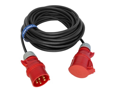 Резиновый удлинитель силовой 32А 5х6 25м H07RN-F OnPD