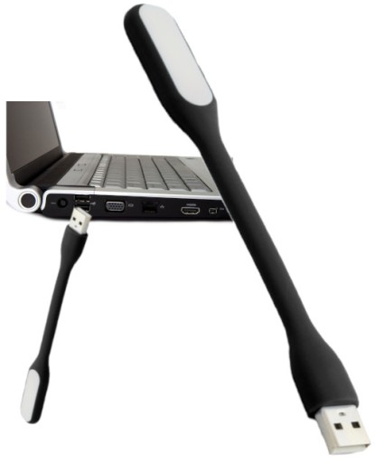 Светодиодная USB-лампа ESPERANZA FlexiLight для ноутбука, компьютера и зарядного устройства 17 см