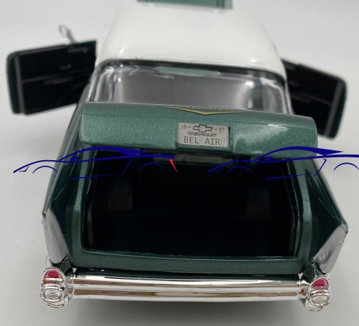 Chevrolet Bel Air 1957, масштаб 1:24, Motormax 73228