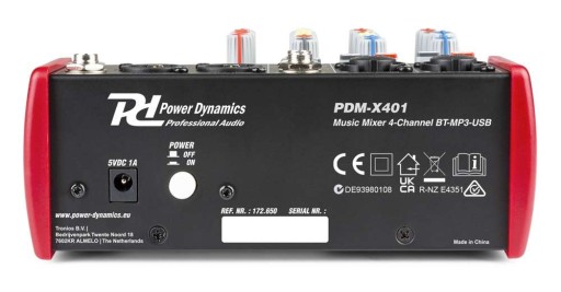 4-канальный студийный микшер BT USB MP3 PD