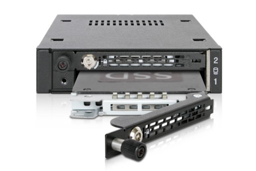 ICY DOCK ToughArmor EX MB492SKL-B Промышленный металлический карман с 2 спутниковыми антеннами 2,5 дюйма