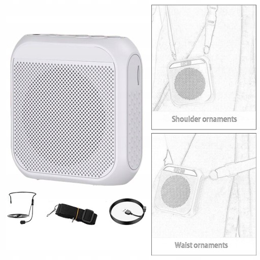 Портативный голосовой усилитель Portable Voice White