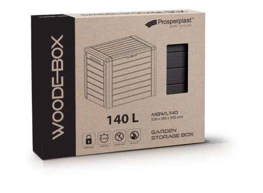 Prosperplast GARDEN BOX [140L] БАЛКОН ТЕРРАСА