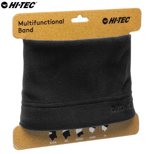 Komin z Polaru ARAS HI-TEC Bandana Tuba Czapka Wielofunkcyjna Czarna