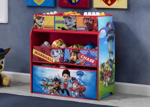ОРГАНИЗАТОР PAW PATROL КОНТЕЙНЕРЫ ПОЛКА ДЛЯ ИГРУШЕК