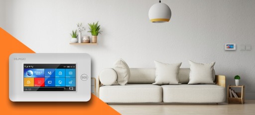 Беспроводная сигнализация GSM + WiFi с приложением TUYA, HUXGO HXA006