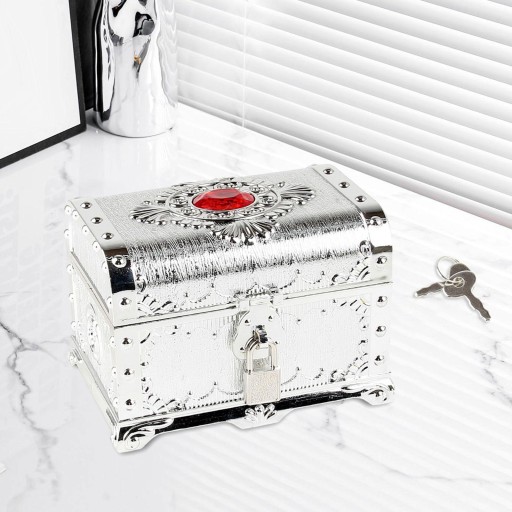 Многофункциональный пиратский сундук Adventure Treasure Chest с призами, серебро