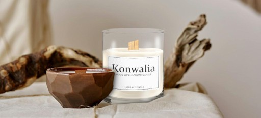 KONWALIA- SOJOWA ŚWIECZKA ZAPACHOWA W SZKLE