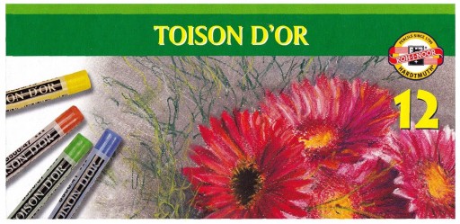 Сухие пастели Koh-i-noor toison d'or 12 шт.