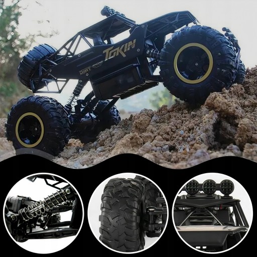 RC АВТОМОБИЛЬ ВНЕДОРОЖНИК БОЛЬШОЙ 4x4 RC МЕТАЛЛ LED АВТОПИЛОТ XXL