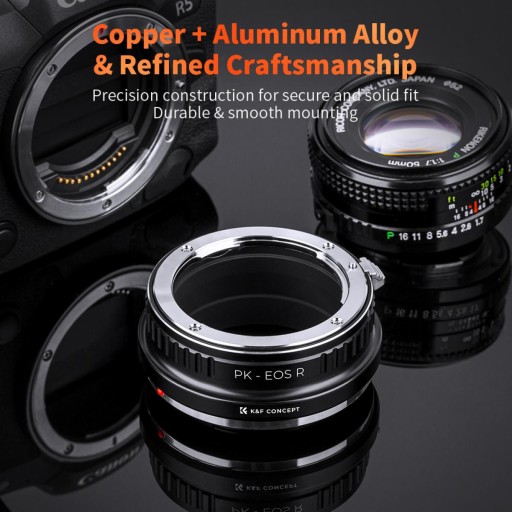 Адаптер PENTAX K PK к CANON EOS R EF-R RF RP R3 R5 R6 R8 R50 K&F