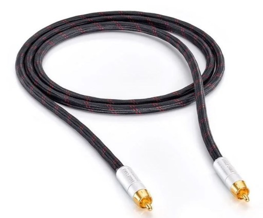 Kabel przewód do Subwoofera 1xRCA RCA 3m Eagle
