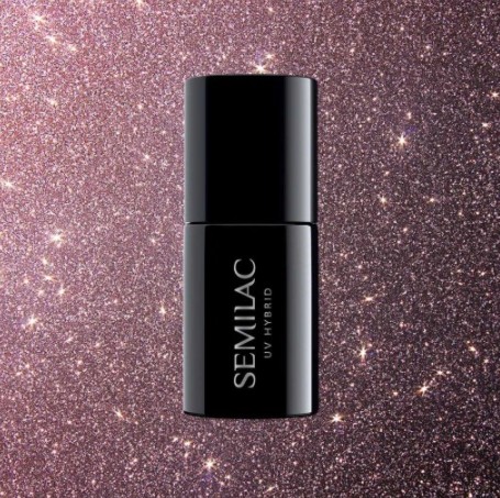 SEMILAC КОШАЧИЙ ГЛАЗ ГИБРИДНЫЙ ЛАК ДЛЯ НОГТЕЙ 332 PINK MY DUST