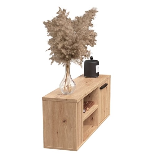 ПОДВЕСНАЯ КОНСОЛЬ LAMELLO LOFT, ДУБ ARTISAN, ЛАМЕЛЬ