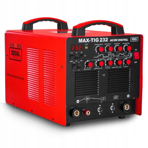 ИНВЕРТОРНЫЙ СВАРОЧНЫЙ АППАРАТ INVERTER IDEAL MAX TIG 232 MMA AC DC ALU 200A 230V HF