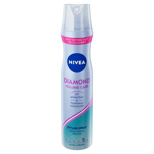 NIVEA DIAMOND VOLUME CARE Лак для волос увеличивающий объем 250мл