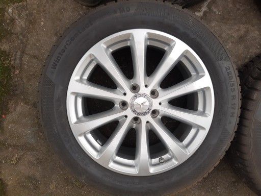 MERCEDES E W213 ЗИМНИЕ КОЛЕСА ДИСКИ ШИНЫ 225 55 17 CONTINENTAL WINTER TS850P