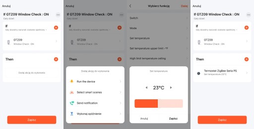 Inteligentny Termostat Obciążalny 16A Podłogówka Biały TR053 Seria PS WiFi