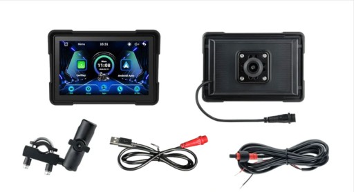 Навигационный экран NAVIK 5 для мотоцикла с поддержкой Android Auto Apple CarPlay