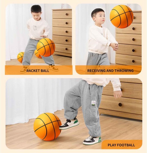Cicha koszykówka Quiet Bounce Basketball,inny|24CM