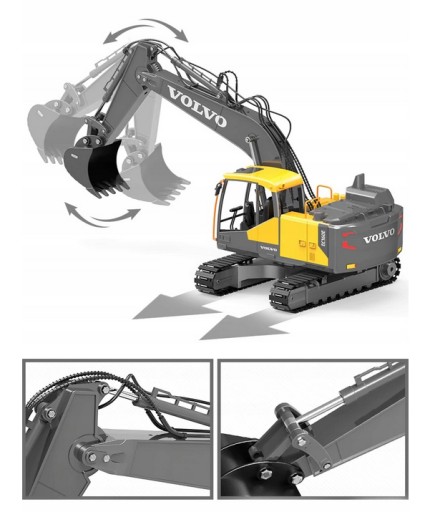 РУЧНОЙ ЭКСКАВАТОР 3в1 GRAPPER VOLVO XL