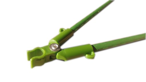 Łącznik szczytowy do tyczek stalowych 8mm 4 szt.