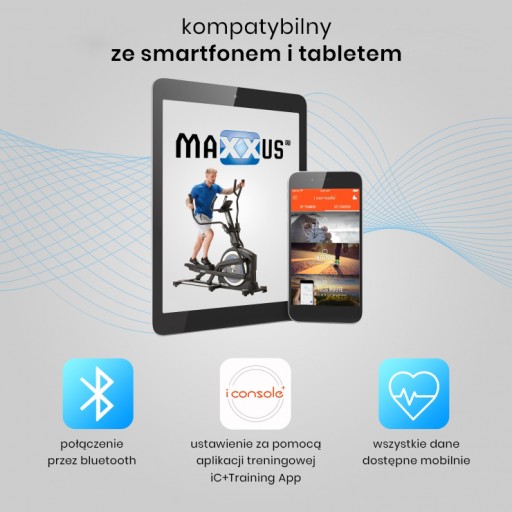 Приложение BT для эллиптического тренажера iC+Training MyHomeFit KINOMAP iOS
