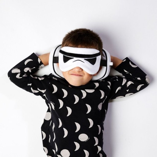 Pluszowa poduszka podróżna i maska Stormtrooper