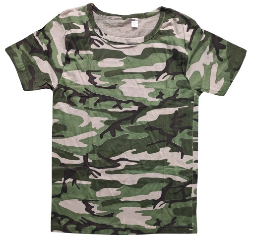 МУЖСКАЯ ФУТБОЛКА ИЗ ХЛОПКОВОГО КАМУФТА - 2XL