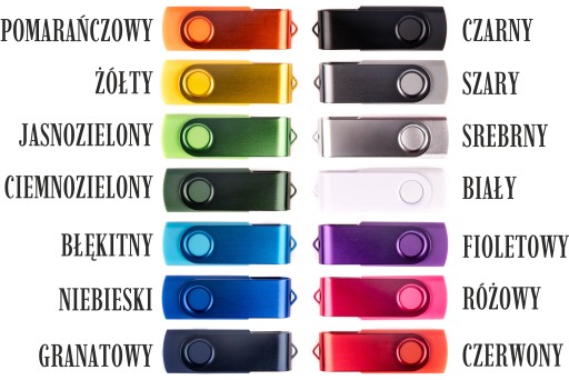 PREZENT Pendrive GRAWER 8 GB USB 2.0 + BOX na ZAKOŃCZENIE ROKU dla UCZNIA