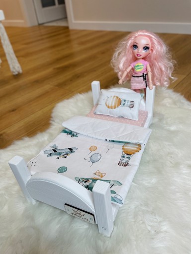 Łóżeczko dla lalek Barbie prezent dla dziewczynki