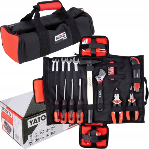 НАБОР ИНСТРУМЕНТОВ YATO 44 ШТ. ЧЕХОЛ YT-39280