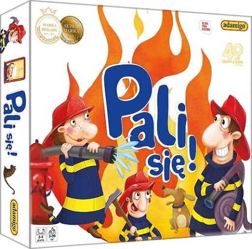 Gra Planszowa Pali się Adamigo Rodzinna 3+