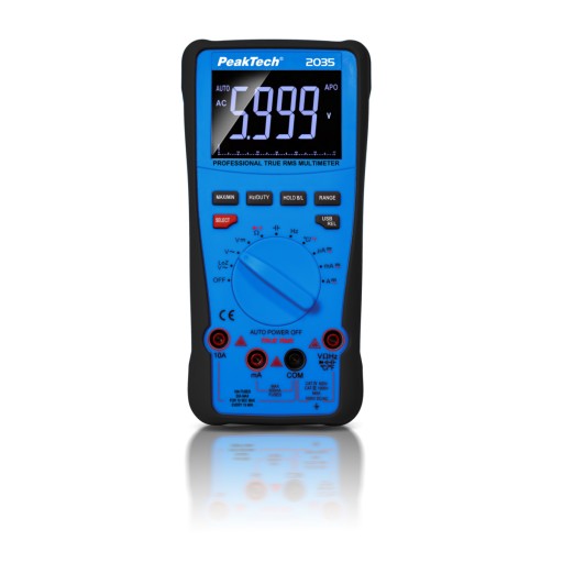 Цифровой мультиметр USB DCV PeakTech 2035, 10 А, 1000 В