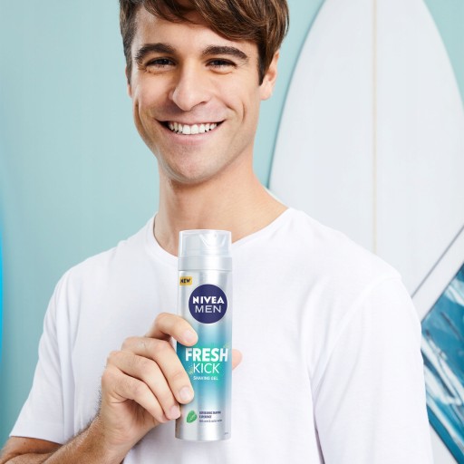NIVEA MEN Гель для бритья Fresh Kick 200 мл х 3 шт.