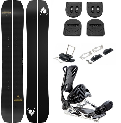 Сплит-комплект Pathron Carbon Gold 156 см + вуаль