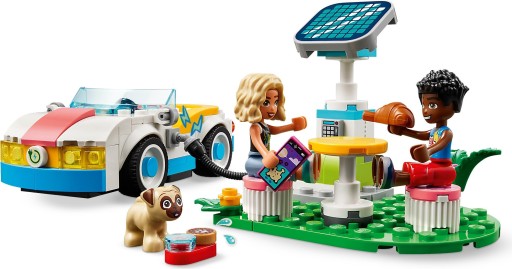 LEGO FRIENDS 42609 Электромобиль и зарядная станция + ПОДАРОЧНЫЙ ПАКЕТ